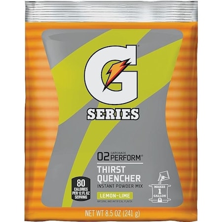 GATORADE 0 Thirst Quencher Instant Powder Sports Drink Mix, Powder, LemonLime Flavor, 85 oz Pack 3956